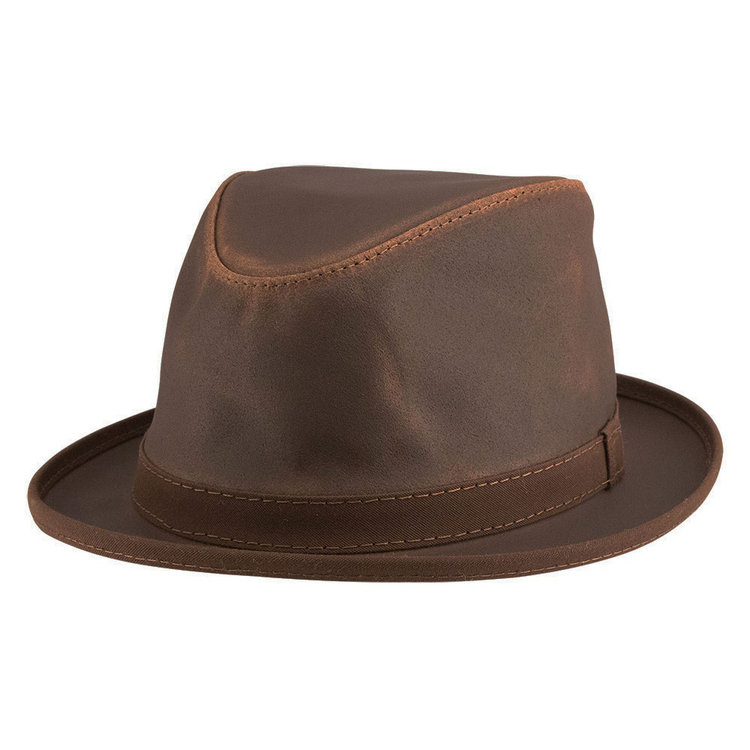 Chapeau Cuir Bord Court Soho AMERICAN HAT