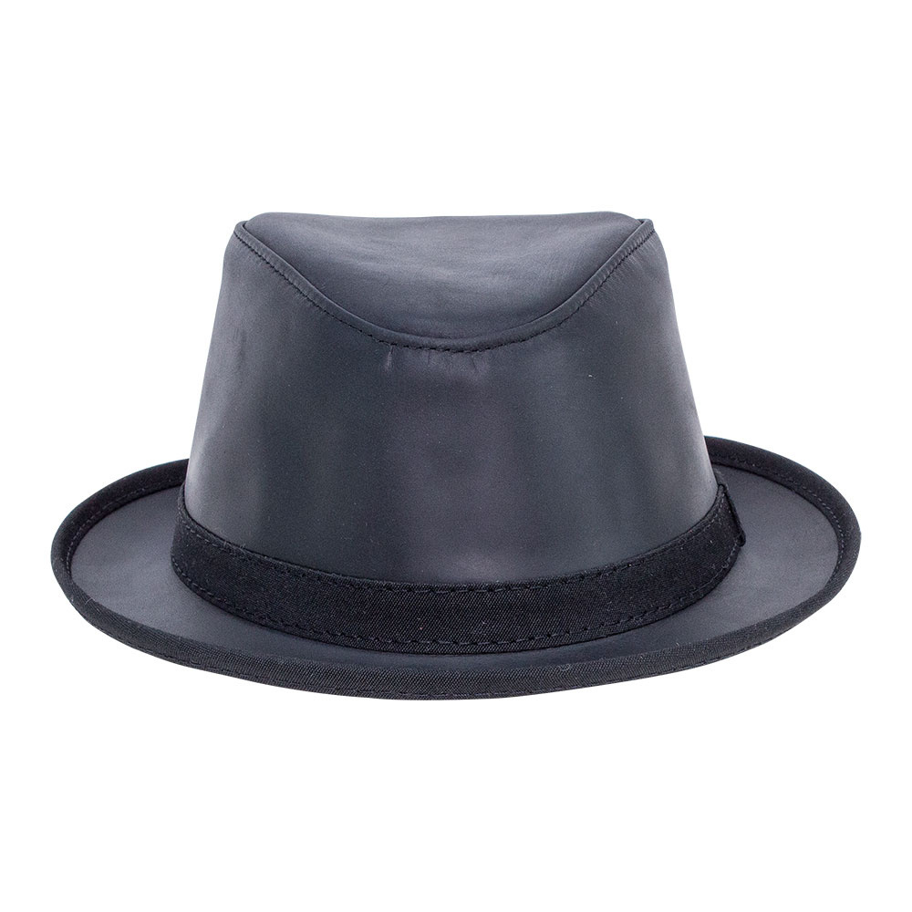 Soho Short Brim Leather Hat AMERICAN HAT | Fast Shipping | Henri Henri