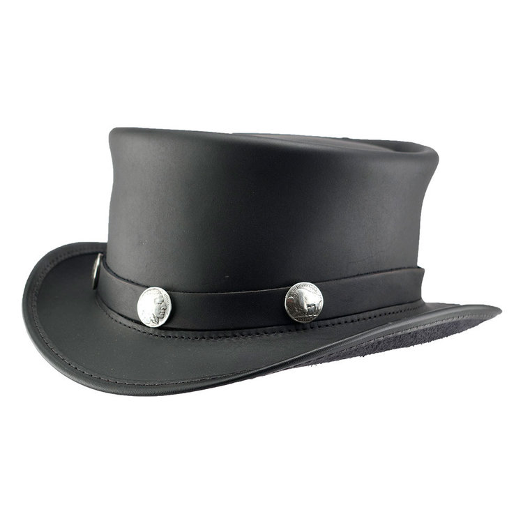 El Dorado Leather Top Hat AMERICAN HAT