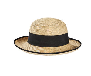 Chapeau De Paille + Clip Attache - Ensemble été Pliable - Taille Réglable 56-58 Cm