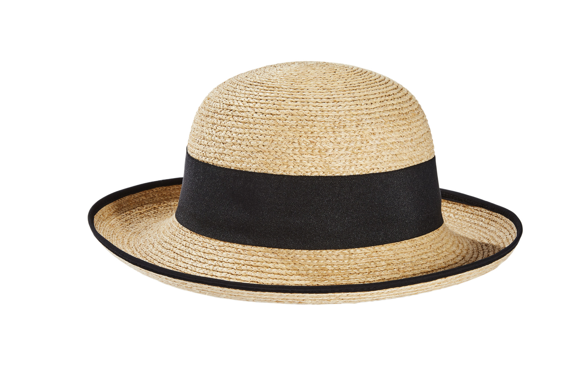 Chapeau De Paille à Larges Bords - Taille Ajustable 60-64 Cm - Protection Solaire Pour Plage, Jardin, Randonnée - Couleur Beige