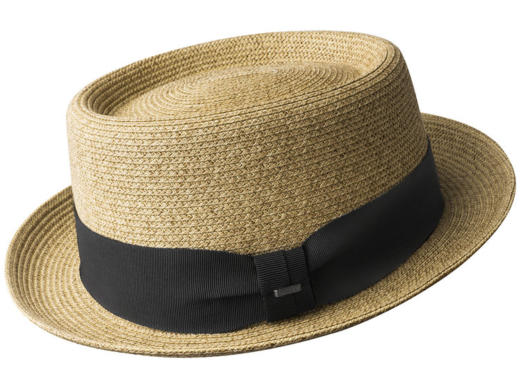 Waits Soft Straw Porkpie Hat BAILEY