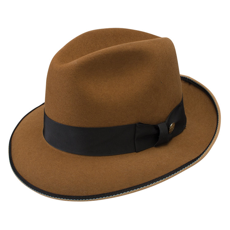 Lassiter Two-Tone Wool Felt Fedora STETSON