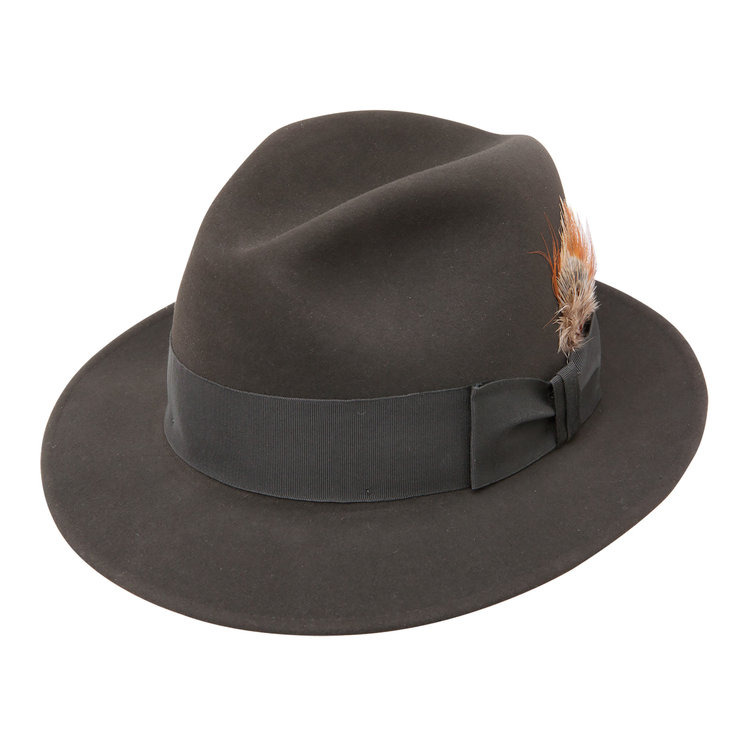 Saxon Classic Fur Felt Fedora Hat STETSON