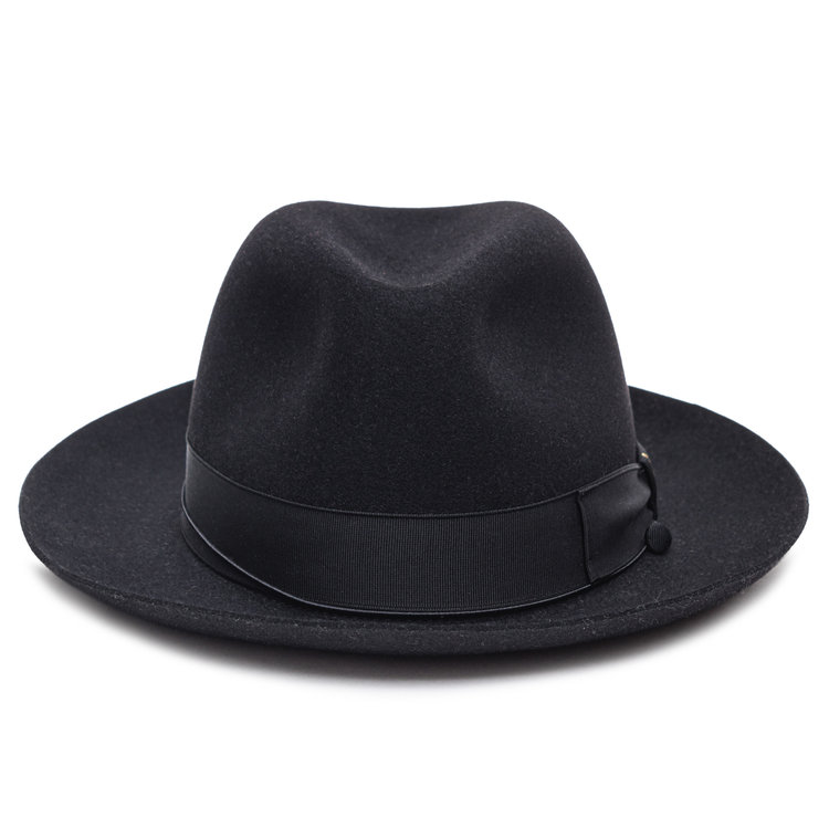 Folar Extra Wide Brim Fur Felt Hat BORSALINO