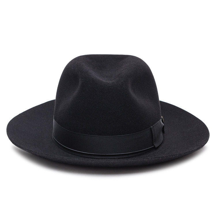 Folar Extra Wide Brim Fur Felt Hat BORSALINO