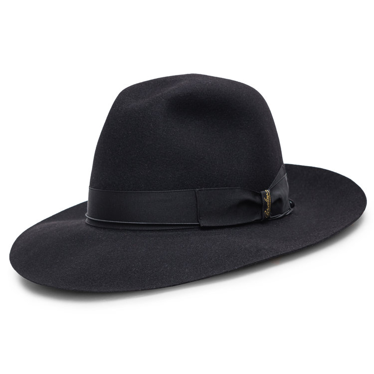 Folar Extra Wide Brim Fur Felt Hat BORSALINO