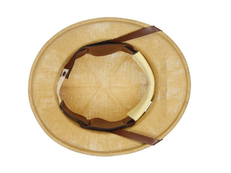 Pith Helmet Vented Straw Hat DORFMAN PACIFIC