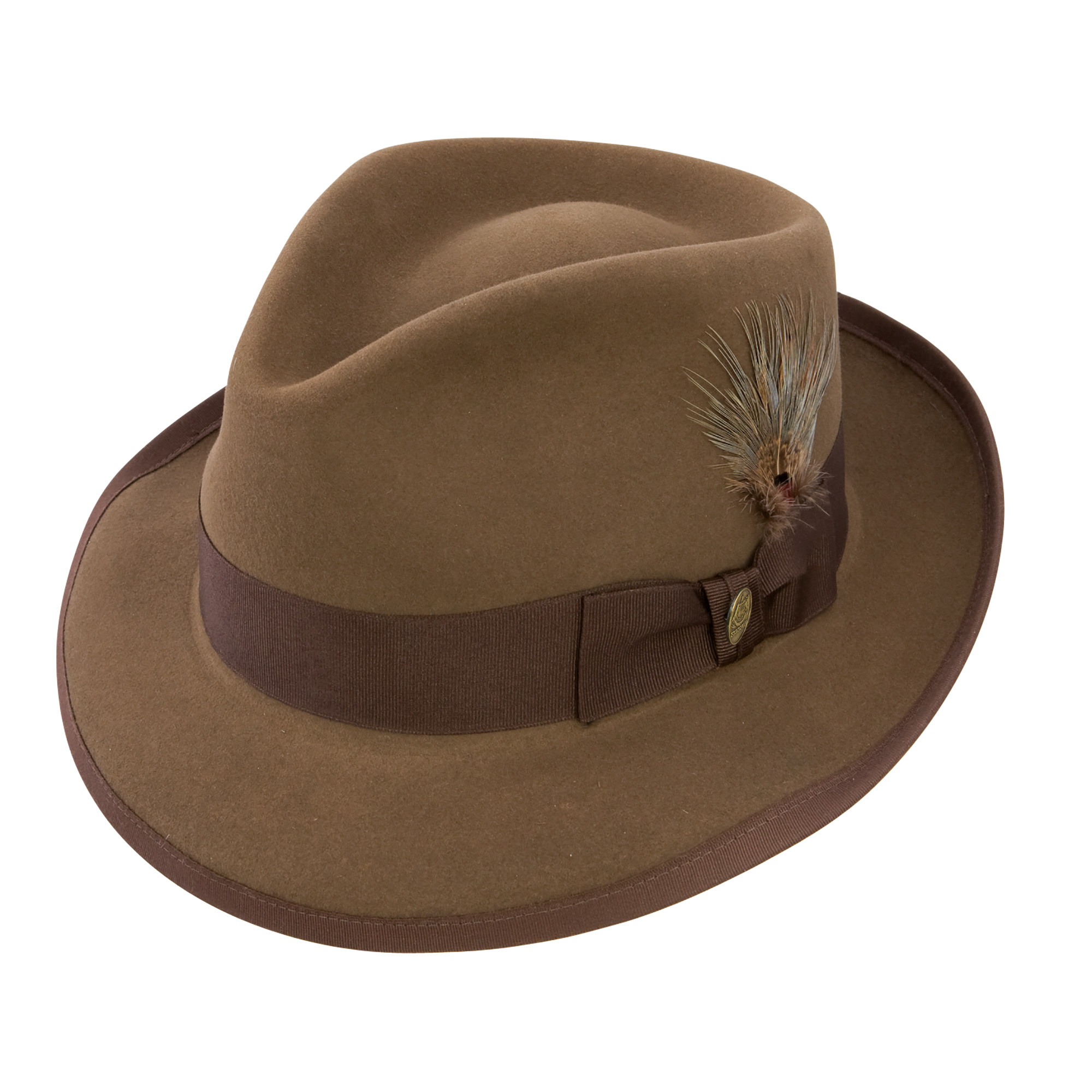 Whippet Fur Felt Teardrop Fedora Hat STETSON | Henri Henri - Henri