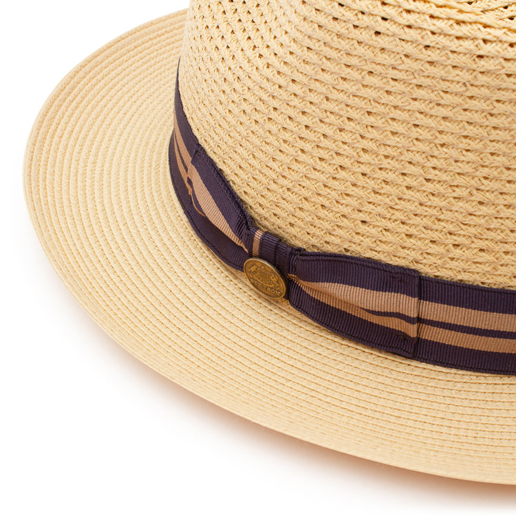 Chapeau Ventilé Paille Milan Nantucket STETSON