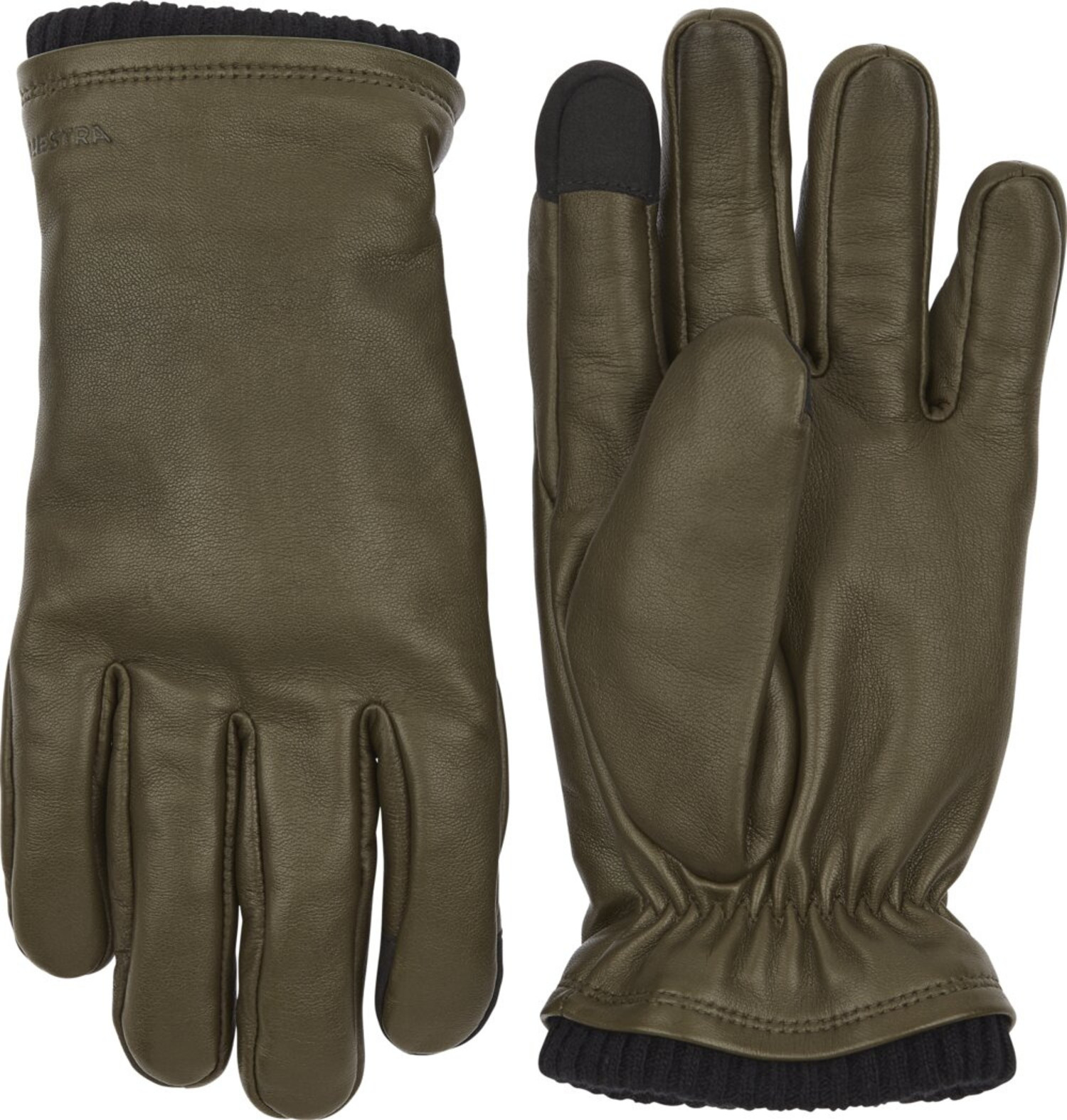 Gants cuir homme cognac Hestra - La Canadienne - Accessoires Cuir