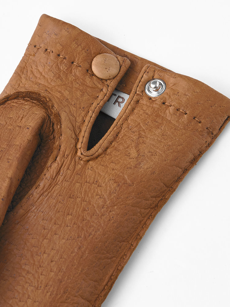Gants Cuir Peccary Unlined Palm Button HESTRA
