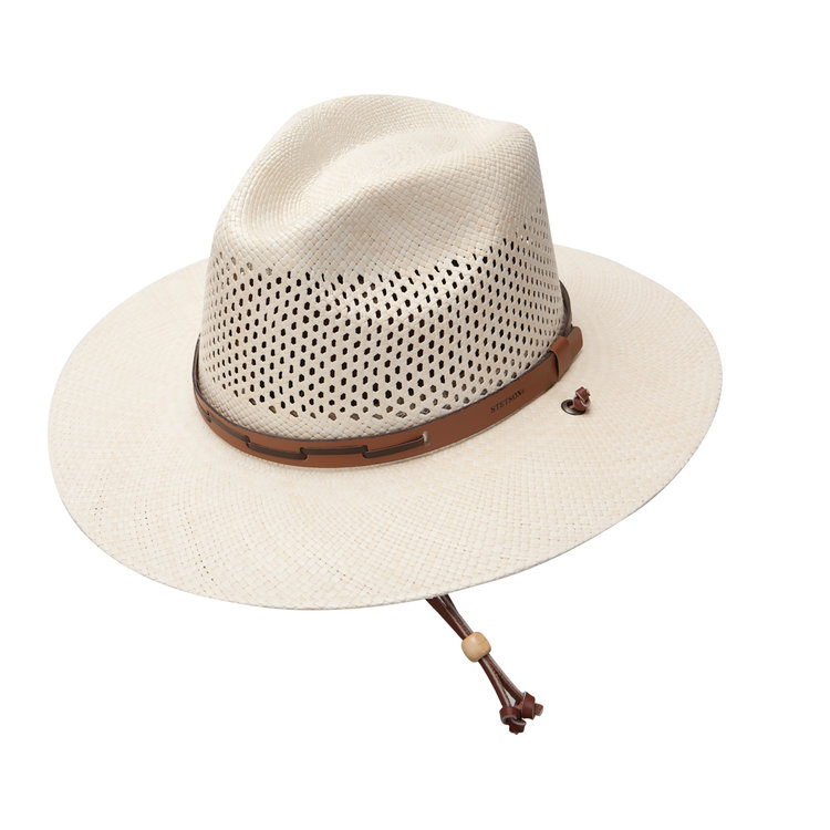 Chapeau Plein Air Paille Panama Airway STETSON