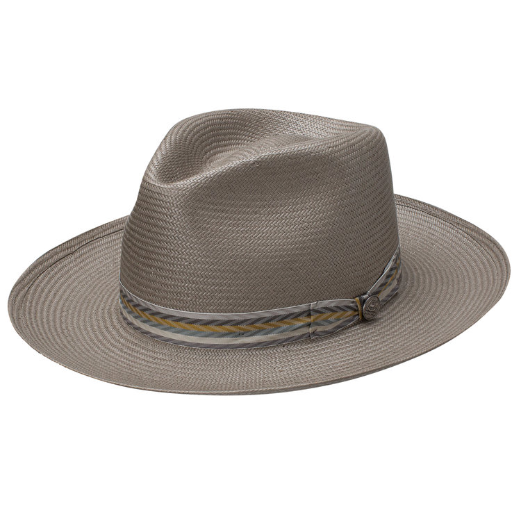 Chapeau Paille Rigide Off-Center STETSON