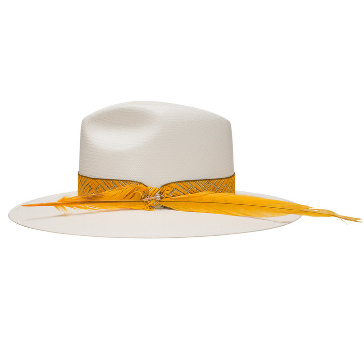 Sunburst Flat Brim Straw Hat STETSON