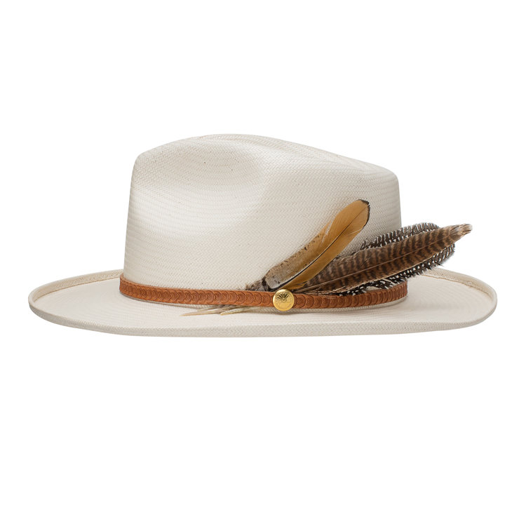 Chapeau Paille Bord Plat Rush STETSON