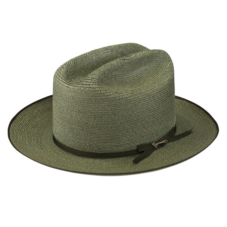 Open Road Hemp Straw Hat STETSON