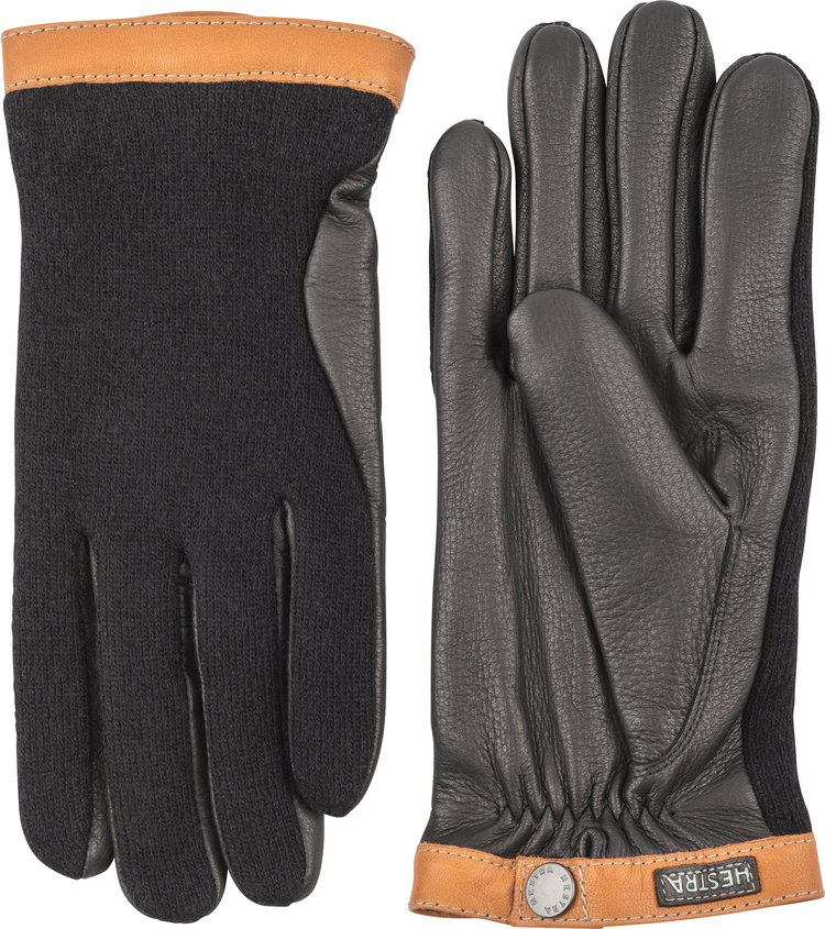 Deerskin Wool Tricot Winter Leather Gloves HESTRA