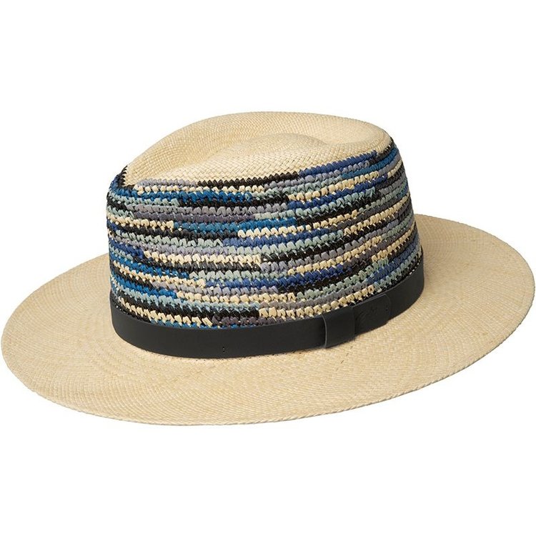 Tasmin Flat Brim Craft Panama Straw Hat BAILEY
