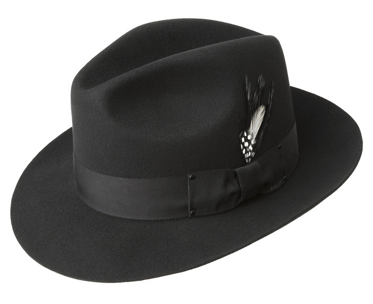Fedora Feutre Laine Rigide Gangster BAILEY