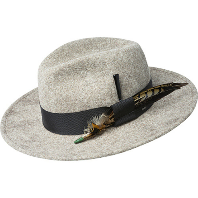 Burnell Flat Brim Felt Hat BAILEY