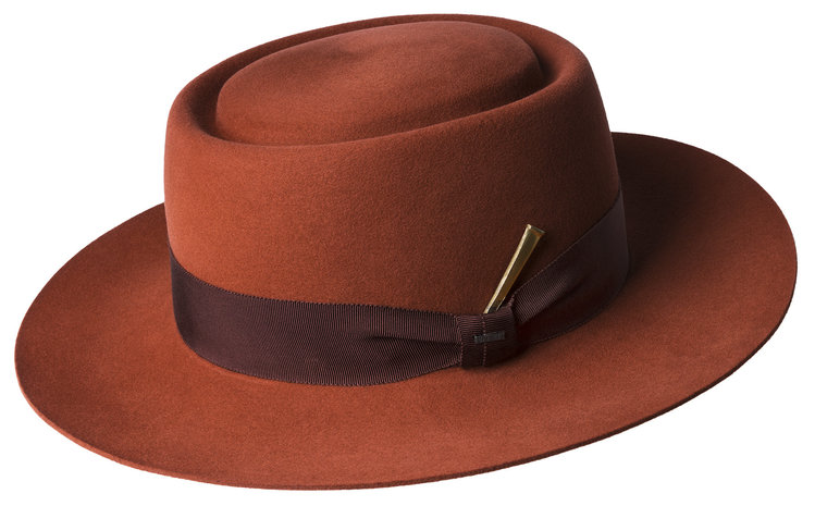 Walsh Wide Brim Felt Porkpie Hat BAILEY
