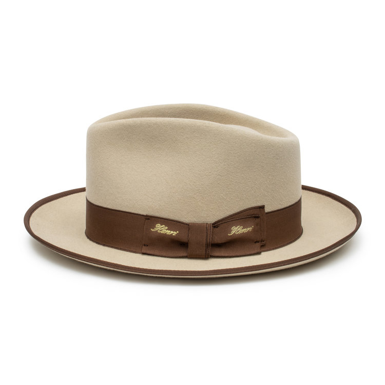 Alexis Fur Felt Teardrop Fedora Hat HENRI HENRI