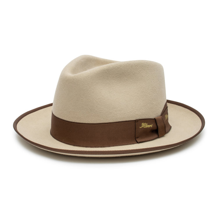 Alexis Fur Felt Teardrop Fedora Hat HENRI HENRI