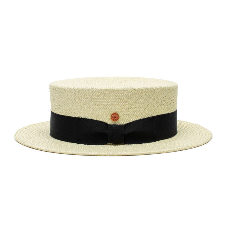 Gondolo Panama Straw Boater Hat MAYSER