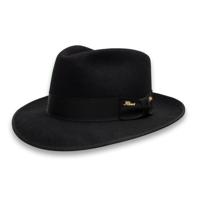 Alexis Fur Felt Teardrop Fedora Hat HENRI HENRI