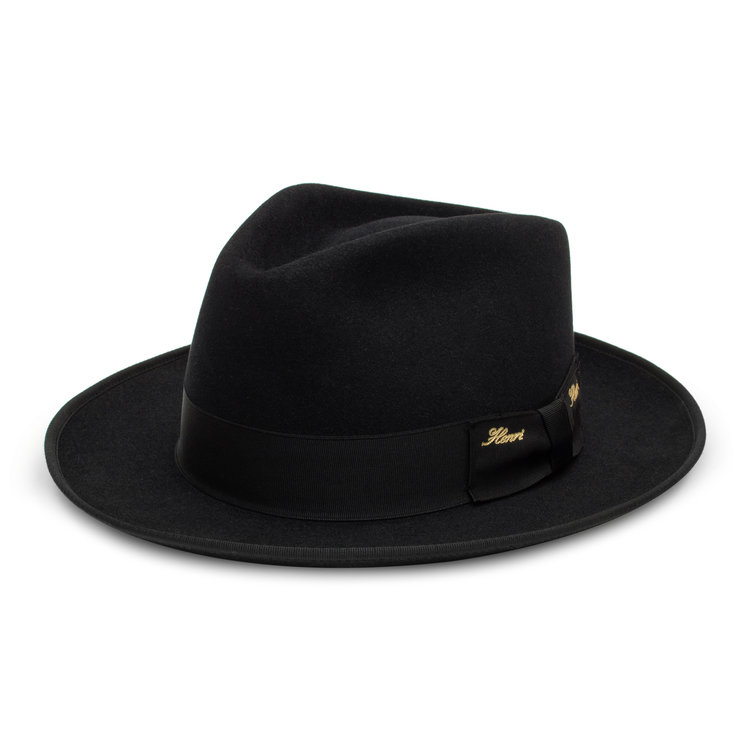 Alexis Fur Felt Teardrop Fedora Hat HENRI HENRI