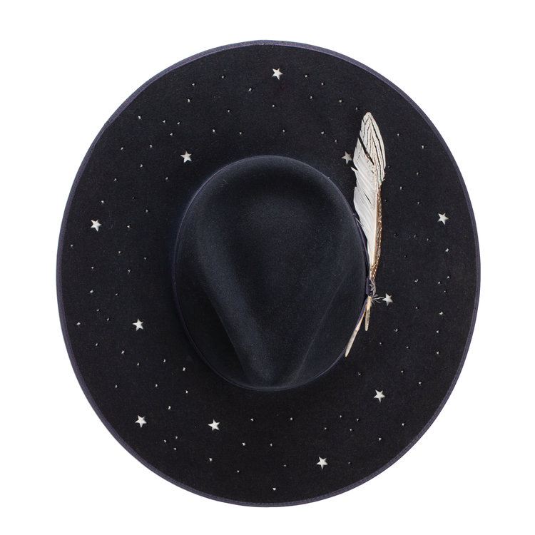 Chapeau Bord Plat Night Sky S STETSON