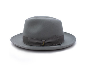 Anello Fur Felt Fedora Hat BORSALINO Fast Shipping Henri