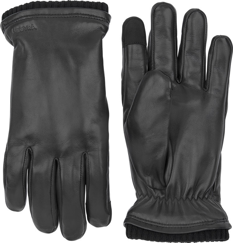 John Smartphone Compatible Leather Gloves HESTRA