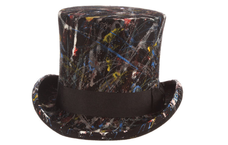 Cotton Candy Wool Felt Top Hat SCALA