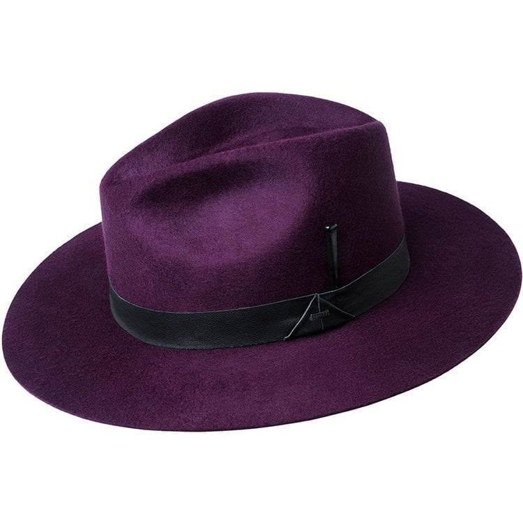 Godwin Flat Brim Fedora BAILEY