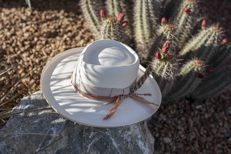 Chapeau Kings Row STETSON Paille Shantung