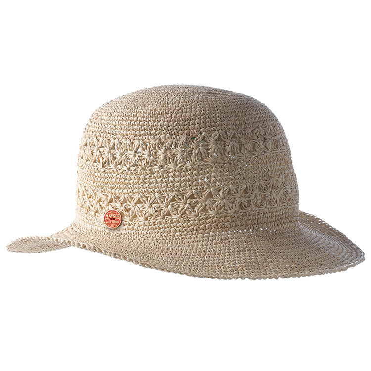 Chapeau Bob Femmes Paille Panama Crochetée Birgit MAYSER