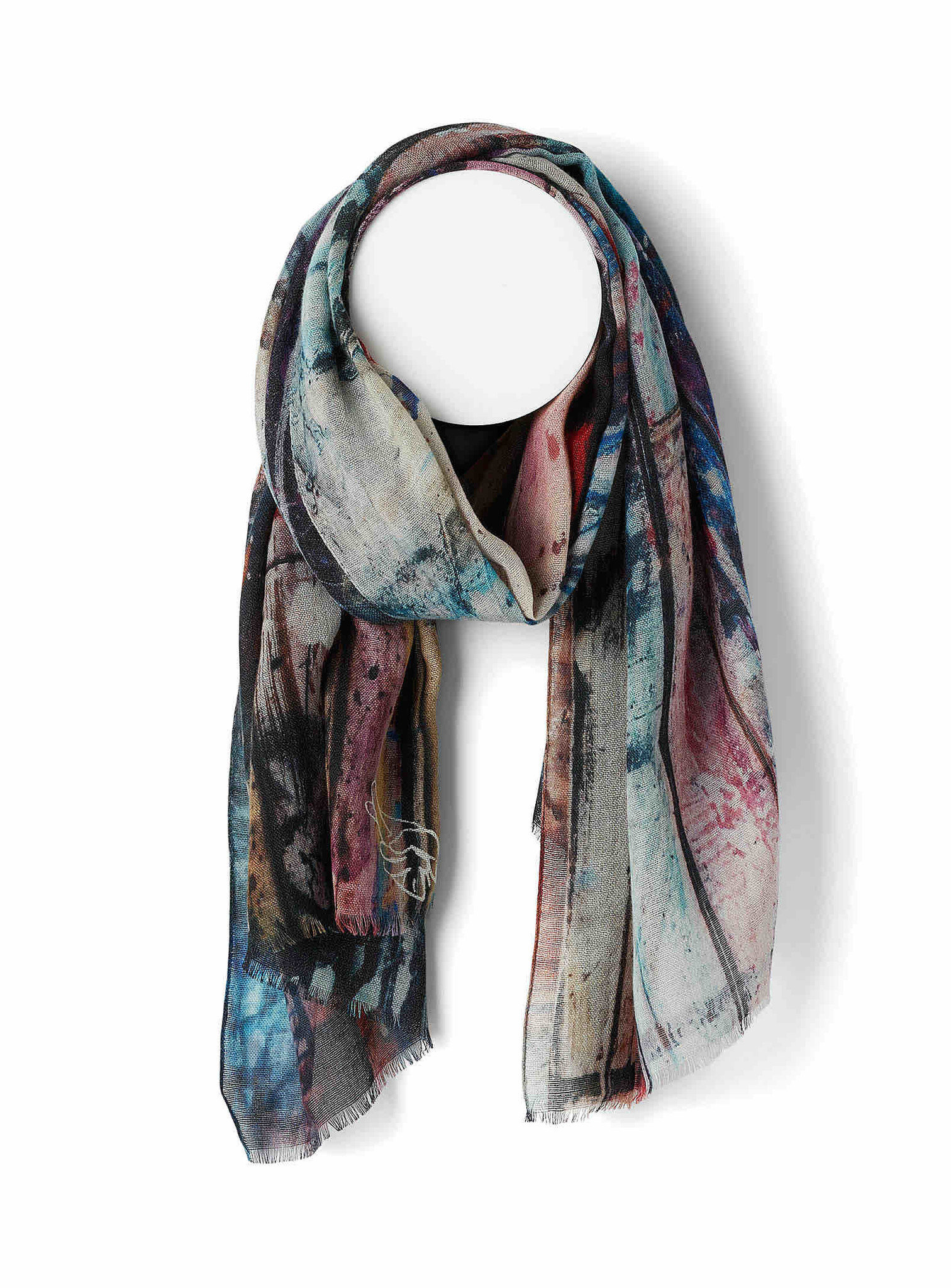 Chemical Waste Acid-Dyed Summer Scarf TYPE B | Henri Henri