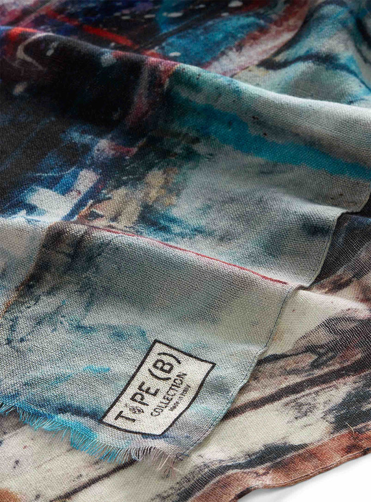 Foulard d'été teinture acide Chemical Waste TYPE B