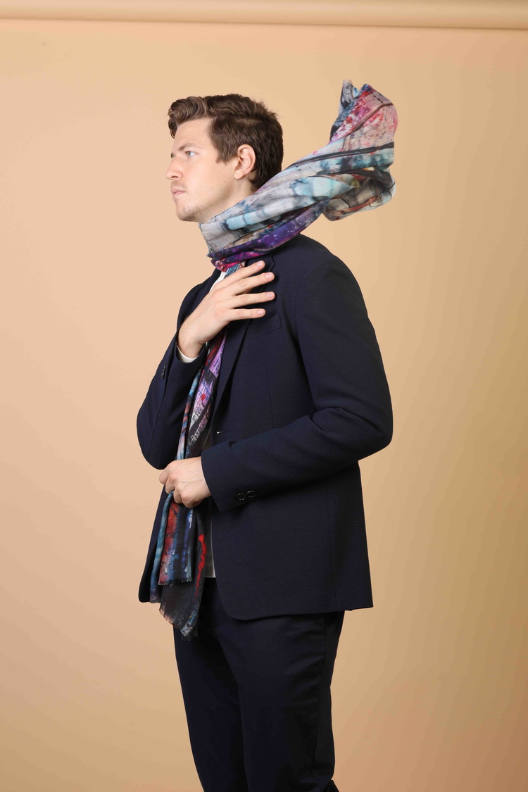 Foulard d'été teinture acide Chemical Waste TYPE B