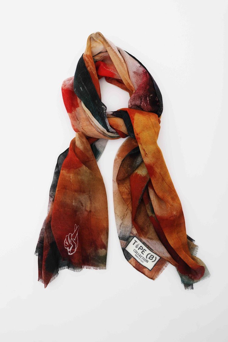 Foulard d'été Nuances Roussies Murall TYPE B