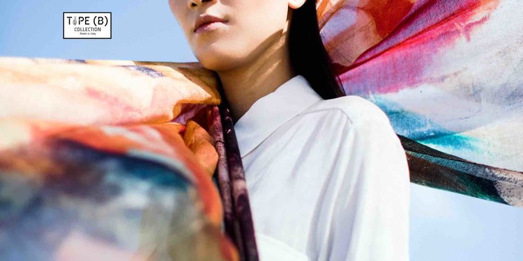 Foulard d'été Nuances Roussies Murall TYPE B