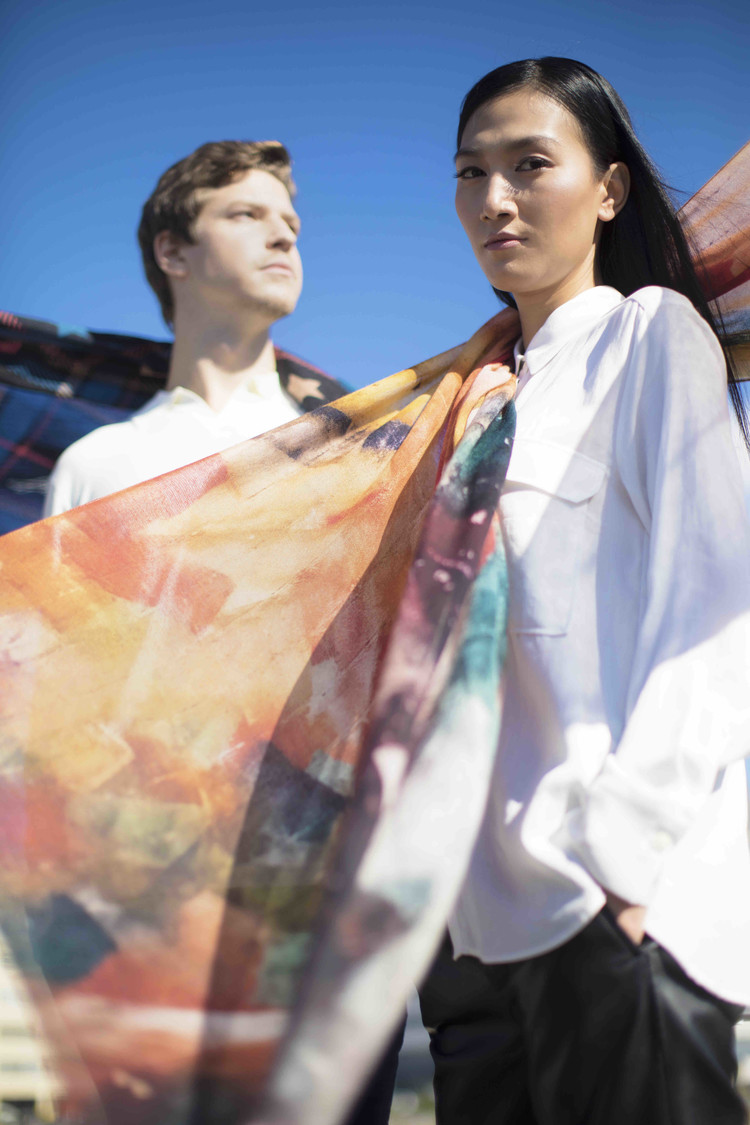 Foulard d'été Nuances Roussies Murall TYPE B