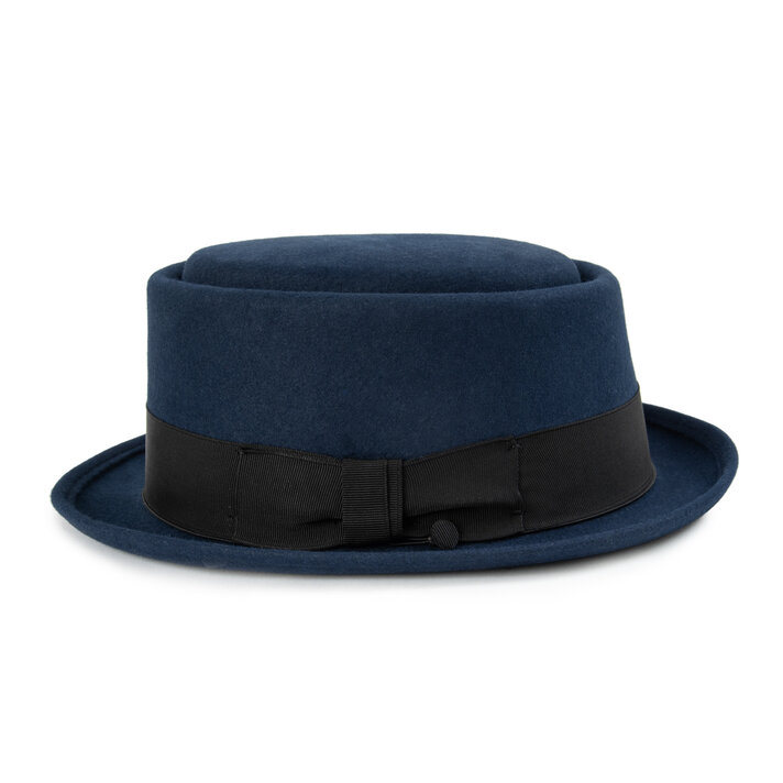 Porkpie Fur Felt Short Brim Hat HENRI HENRI