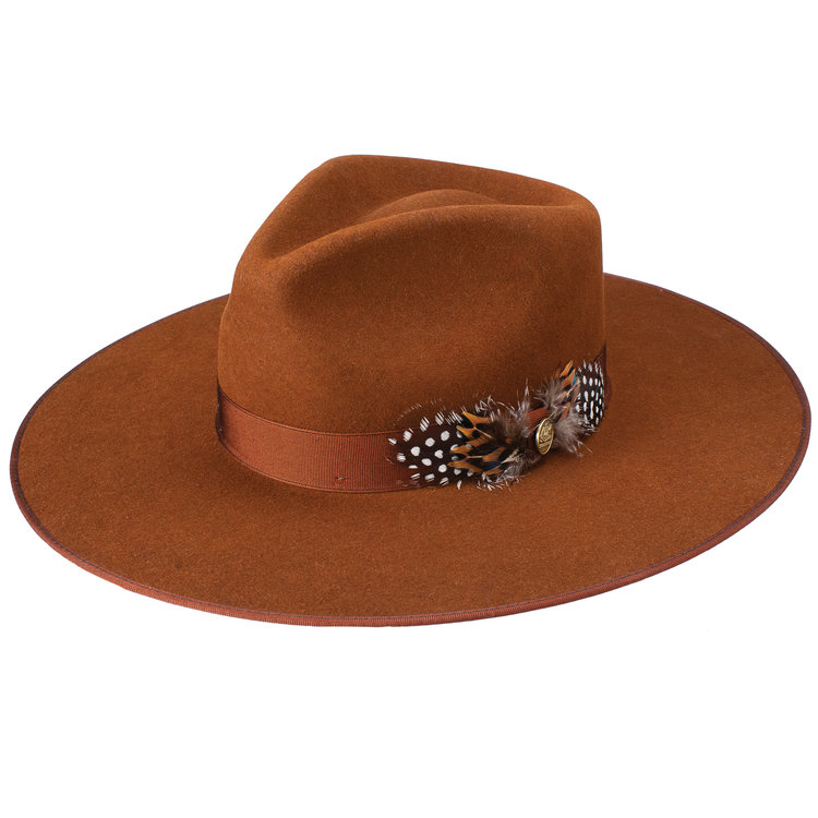 Midtown Flat Brim Felt Hat STETSON