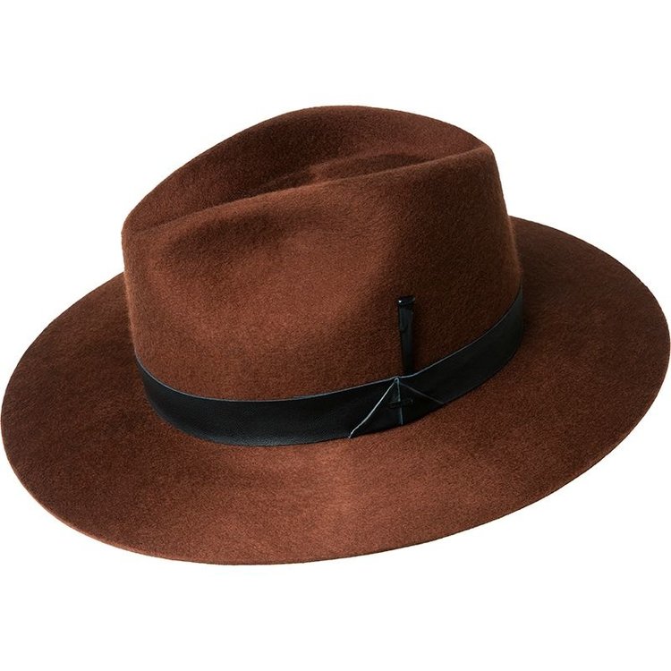 Godwin Flat Brim Fedora BAILEY