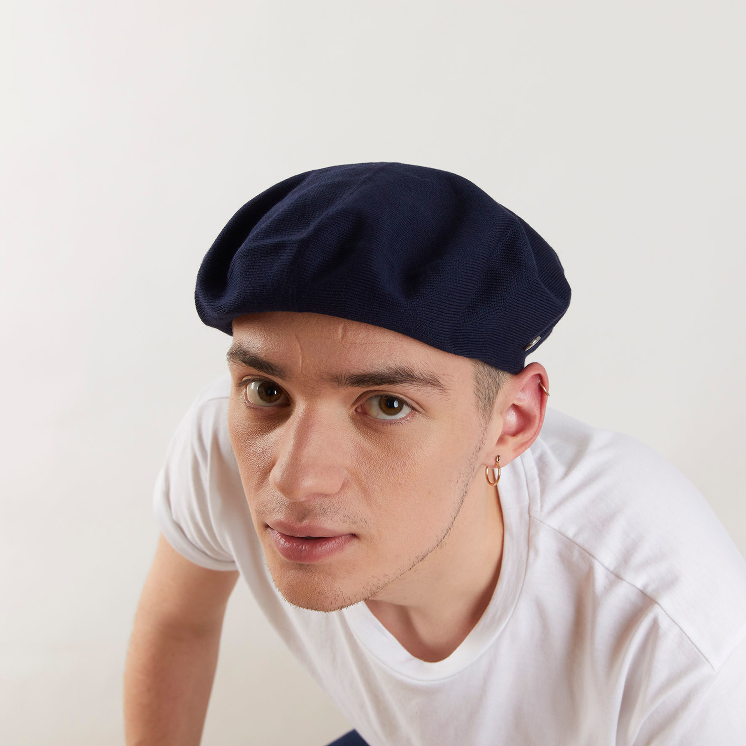 Béret Homme Été Respirant PORSYOND - Casquette Newsboy Flat Cap Couleur Unie