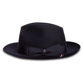 Mens Luxury Leather & Sheepskin Umbrella Hat Folding Hat Mens Flat