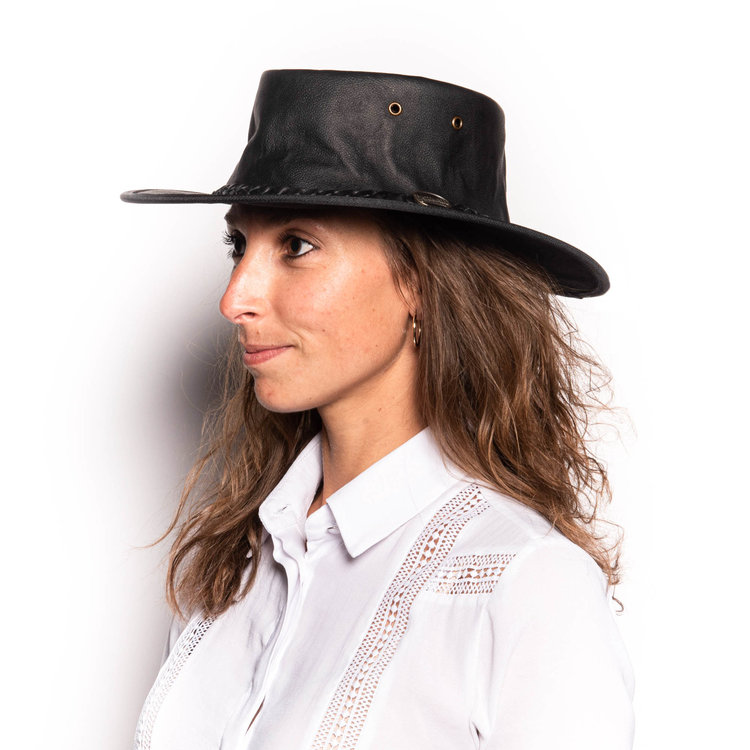 Chapeau Sundowner Kangaroo Cuir Souple BARMAH
